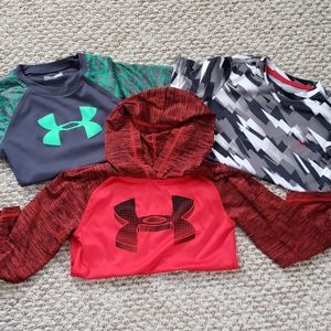 Boys under armor tees dri-fit